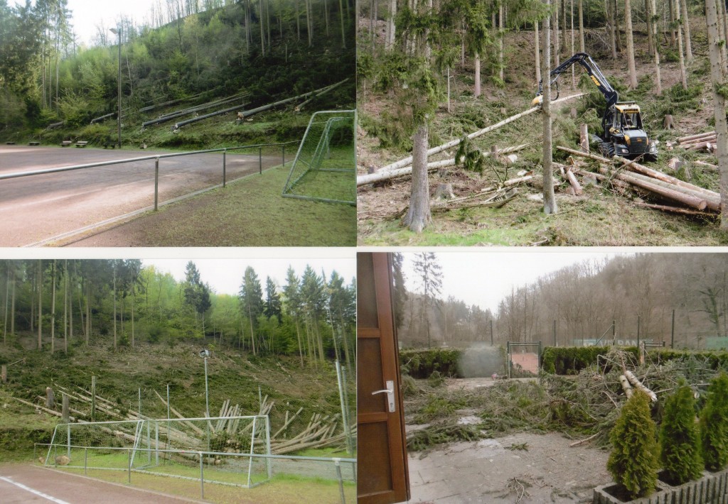 Chronik SVl Sturmschaden 2018